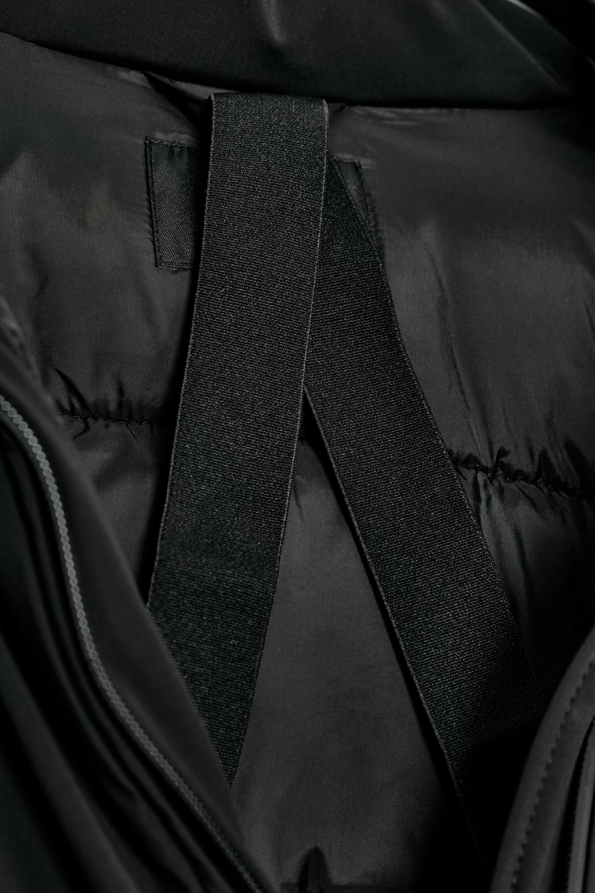 WATER REPELLENT WINDPROOF PUFFER JACKET WITH HOODIE